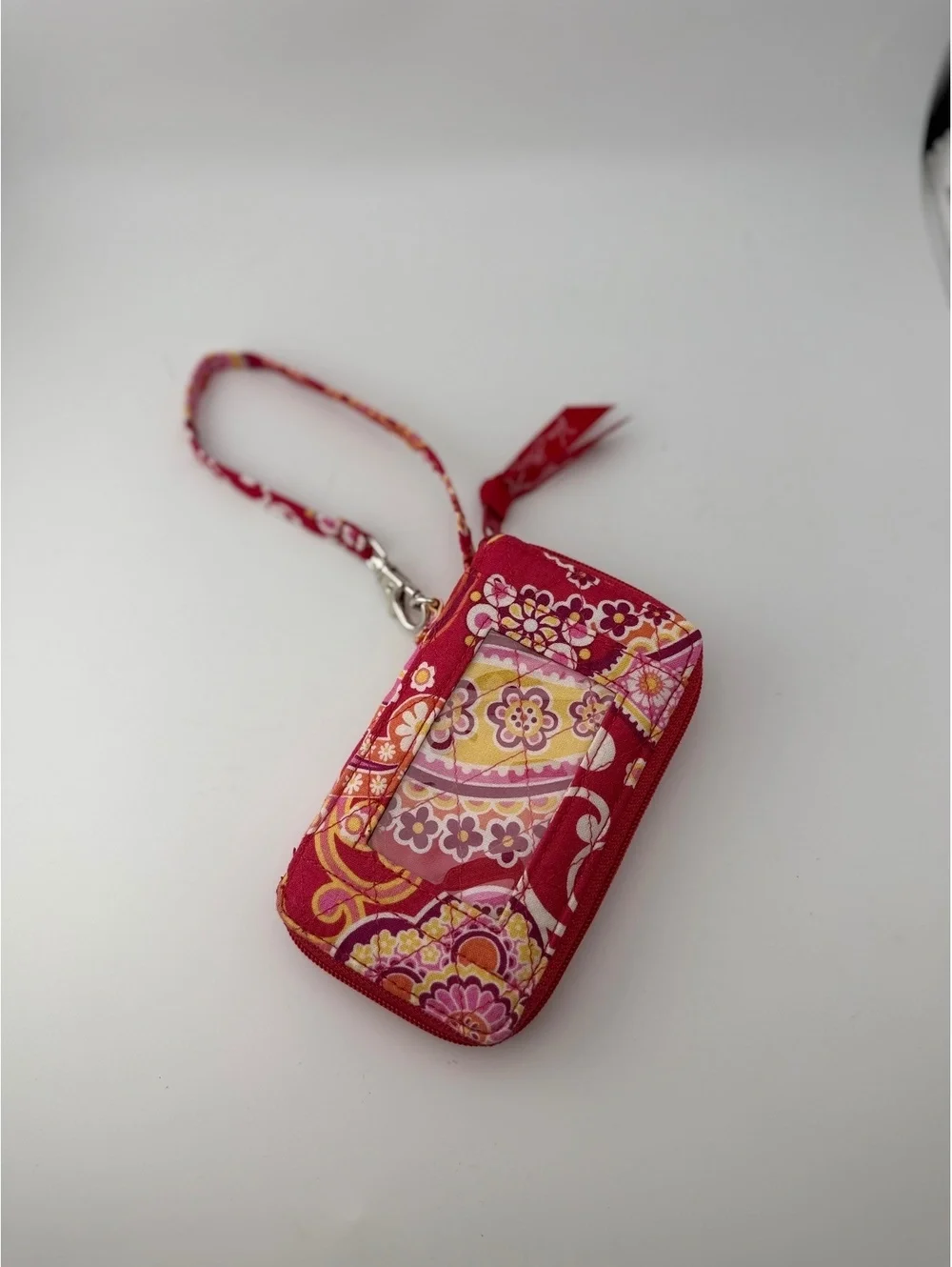 Vintage Y2K Vera Bradley Raspberry Fizz All in One Zip Around Wristlet Wallet